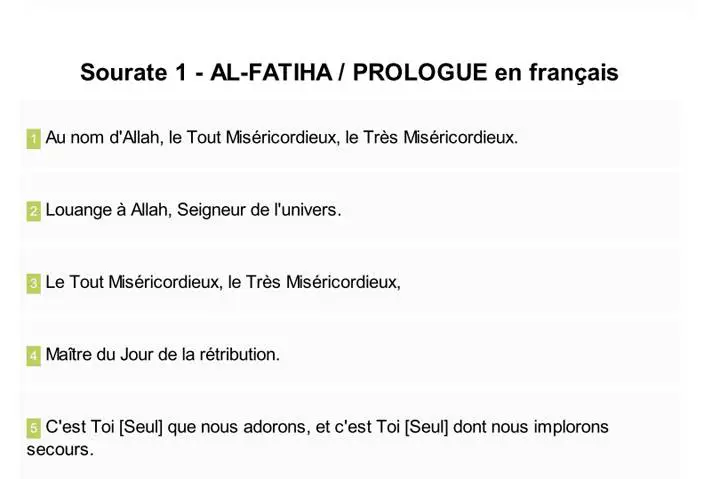 Télécharger le Coran en français en version Texte PDF